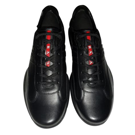 prada basket homme|Prada leather sneakers.